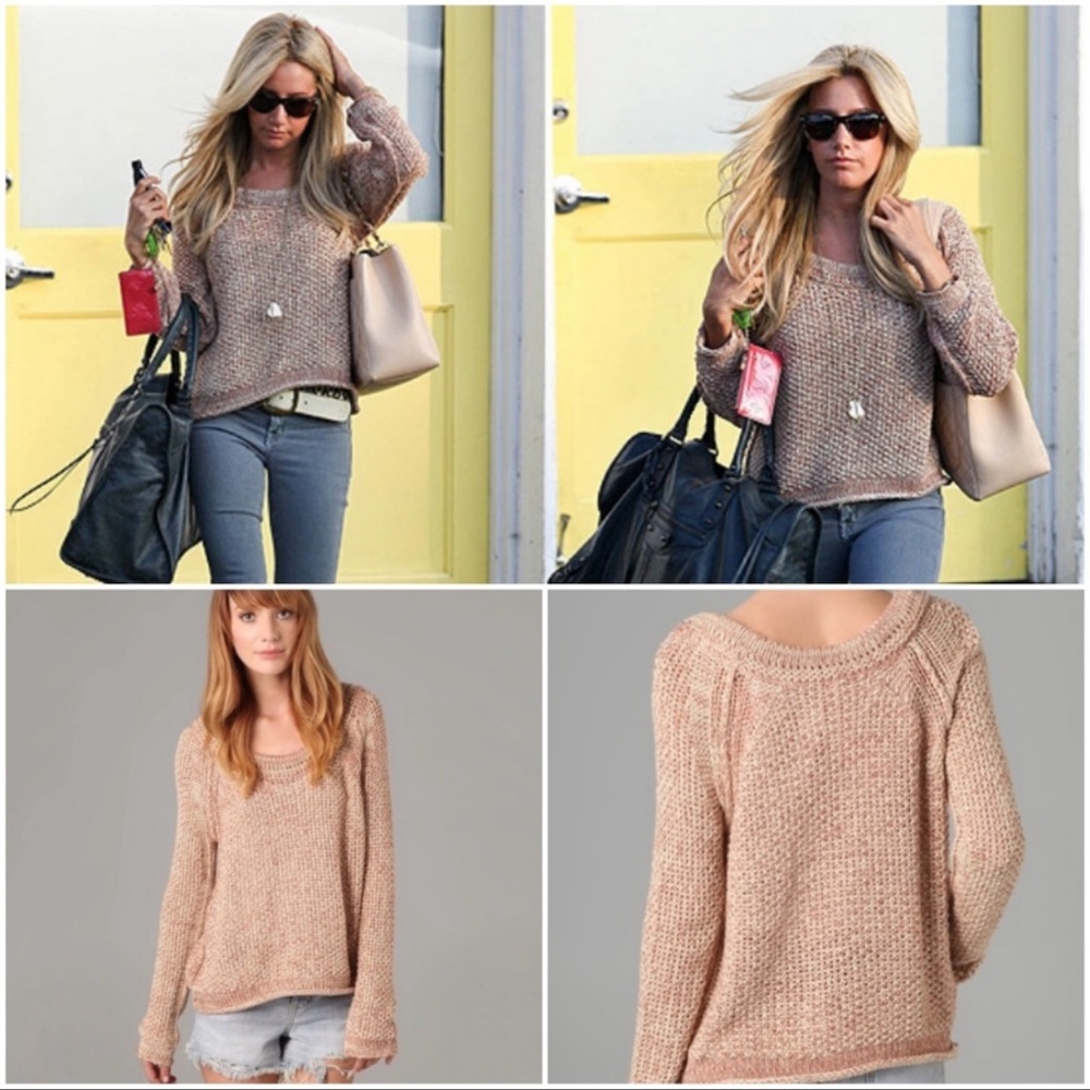 ❤️FREE People Sahara Star Open Knit Sweater. Size XS. P6/A812